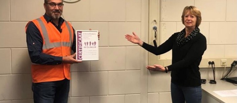 Gamma ontvangt certificaat EntreeMakers